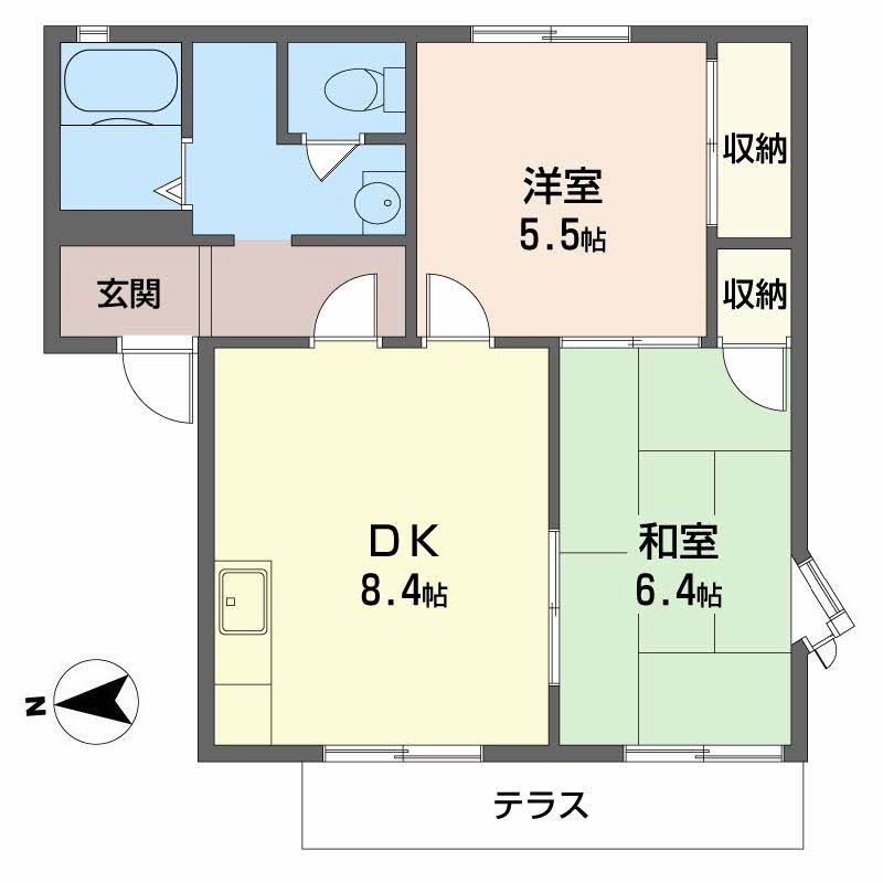 Ｖｅｒｄｅ　Ｐａｌｌａｚｏ箕輪 B102号-3