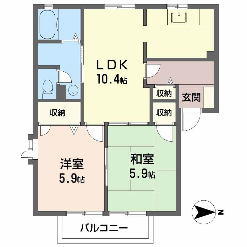 エバーグリーン　ハイツ A201号-4