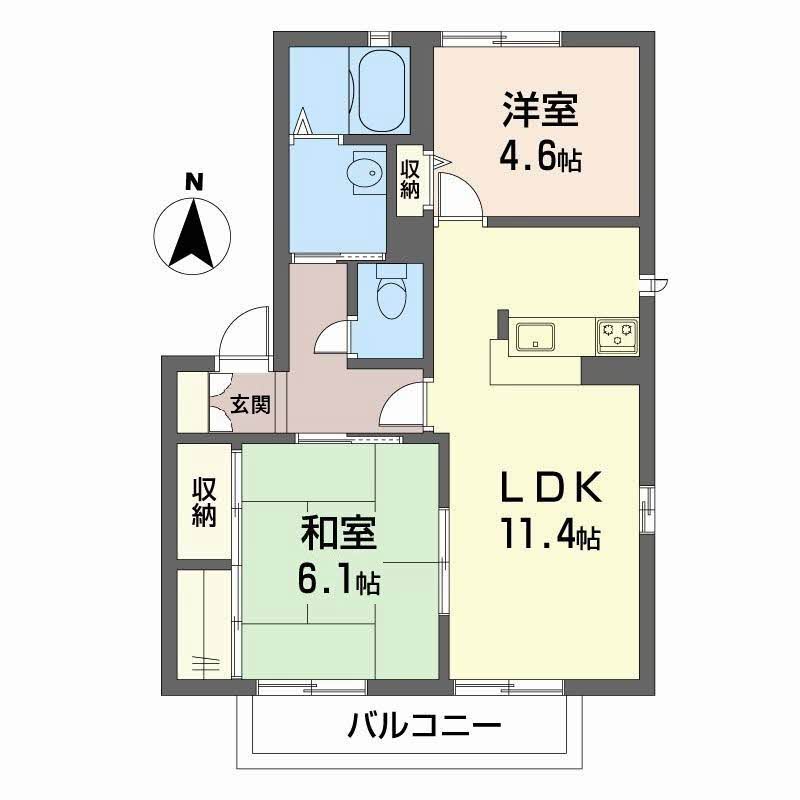 奥野ハイツ 0201号-4