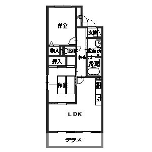 シャーメゾン杭全イースト0105-2