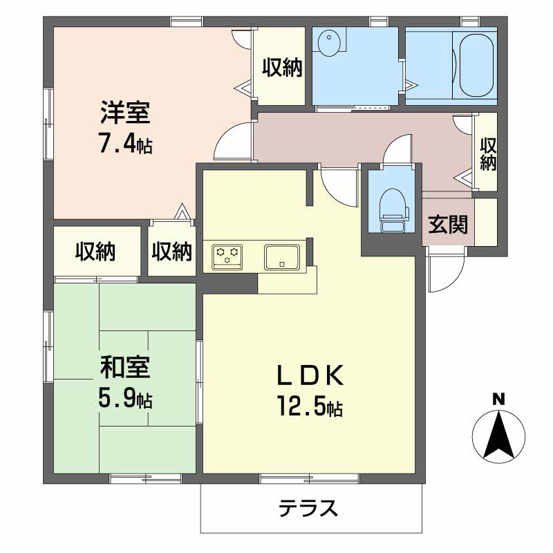 メゾン　ボヌール B101号-16