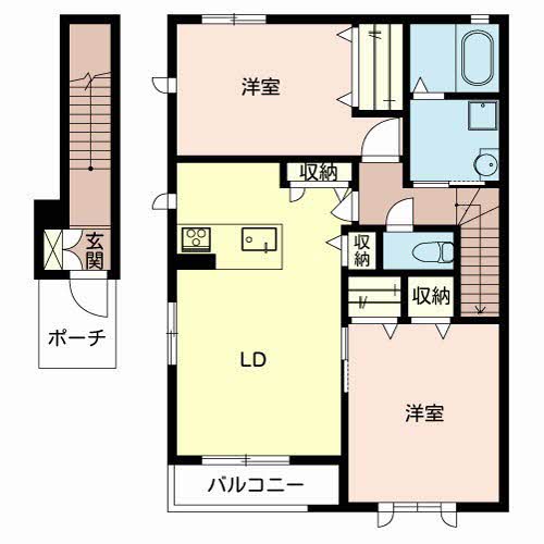 メゾン　フレールＡ A201号-2