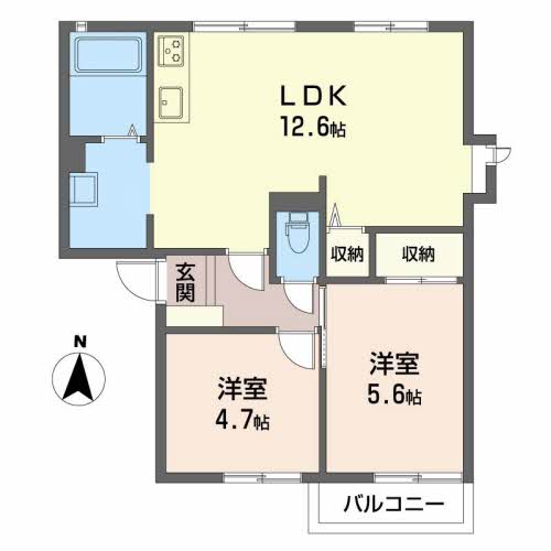 ハイツ光 C102号-2