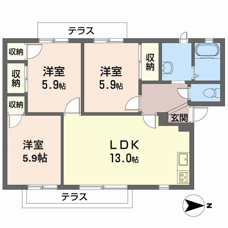 グリーンハイツ高塚 A101号-16