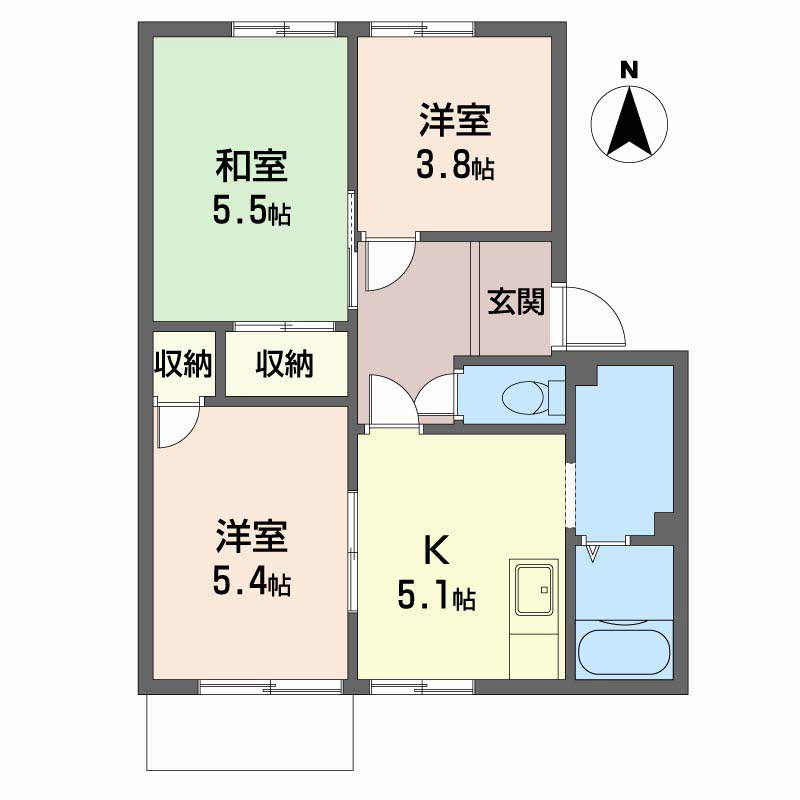サニーコートA・B B105号-3
