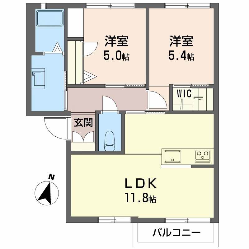 デサロージュ学園前ＡＢＣ A201号-3