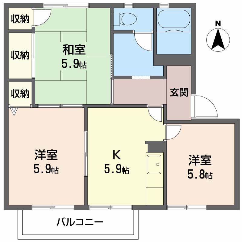 フローレ木津Ａ0205-2