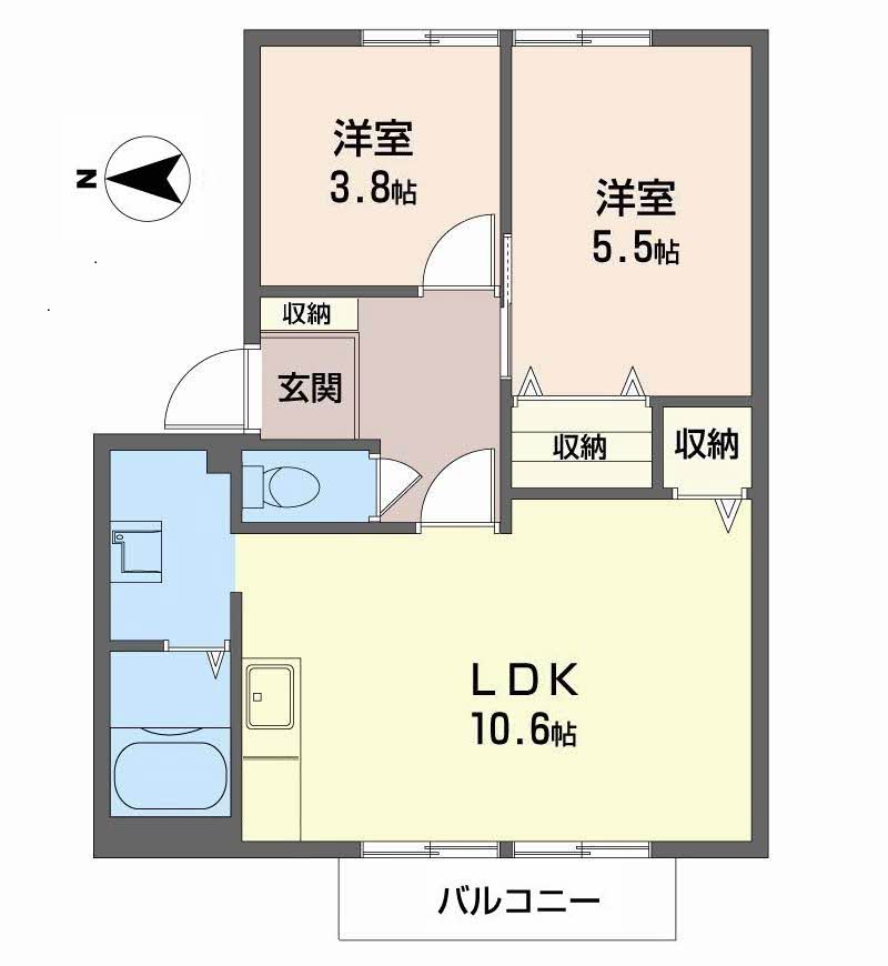 バンブーパインハイツA203-2