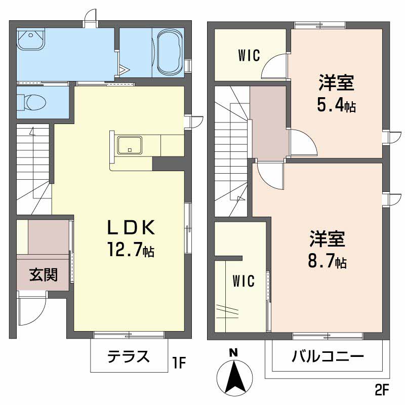 ピュアコート相楽台Ⅰ・Ⅱ 0105号-12