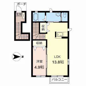 シャーメゾン東松ヶ丘 B201号-3