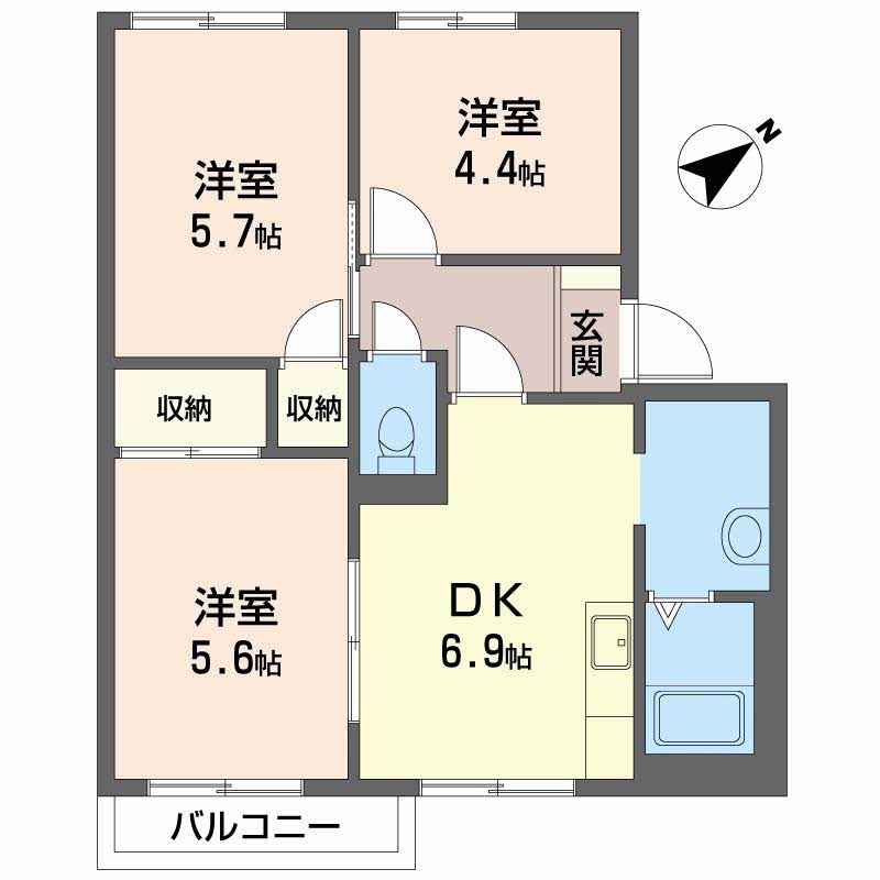 シティパレス南 0202号-2