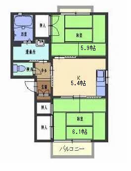 ユウハイツⅡ B201号-14