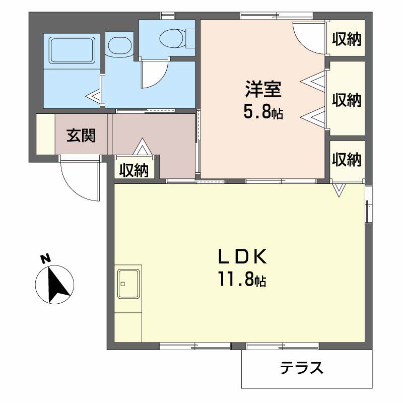 コーポ　オルレアン B102号-13
