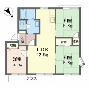 フレグランス錦 B101号室