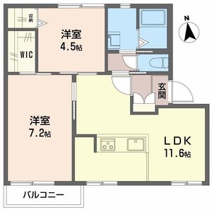 クレール美原． B117号室