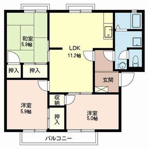 ヴィラ錦 B201号室