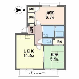 グリーンハイツ． B201号-2