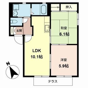 ルミナス　コート B102号室