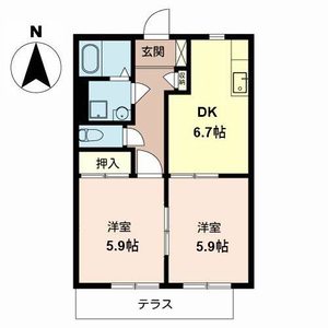 ハーベスト初芝 0102号室