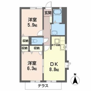 グレイスコート B102号-2