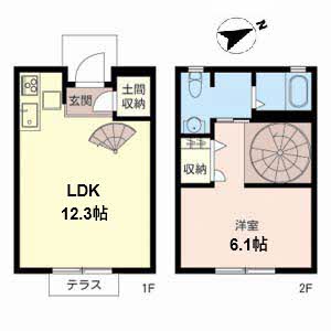 シェーンヴィラK&M Ⅱ A103号-2