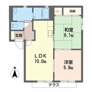ヴィラ・ベール B102号室