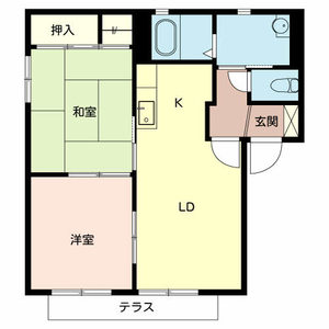 ソレイユ　北庄 B101号室