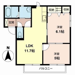 ディアス福泉 E202号室