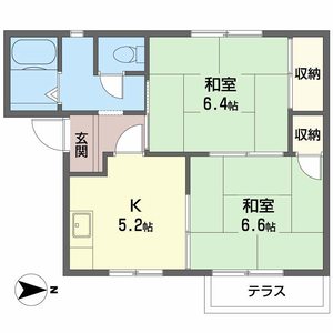 フレグランス山の辺 E102号室