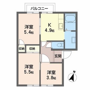 西谷ハイツＣ 0201号室