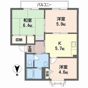 コスモス結崎　Ｃ C203号室