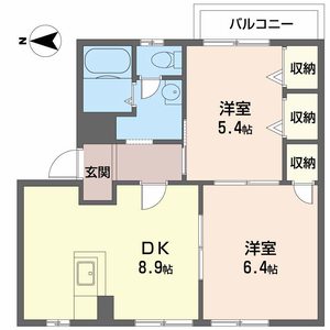 プレミール當麻 0201号室
