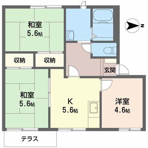 メゾンシェルブルー 0102号室