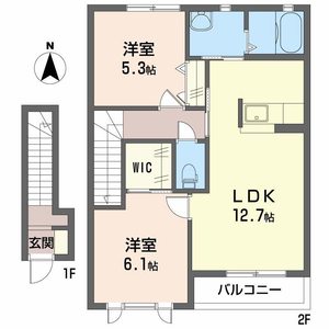 ラ・メゾン柿の木Ｄ D202号室
