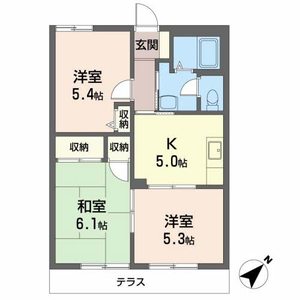 コーポ　ツジタツ 0102号室