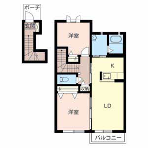 ラ　ヴィータ 0202号室