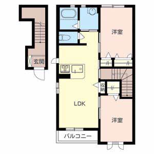 ウナ　カスカータ　Ⅱ 0201号室