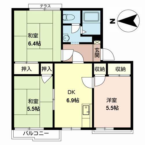 ラ・フォ－レ深井 E206号-2