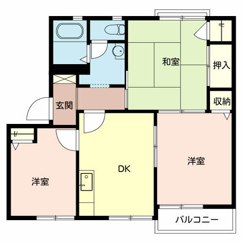 ＫＨＫ津久野ハイツ B201号-2