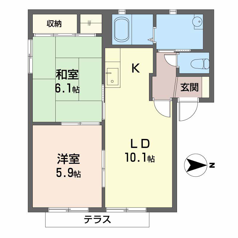 グレイス21D棟E棟 E101号-16