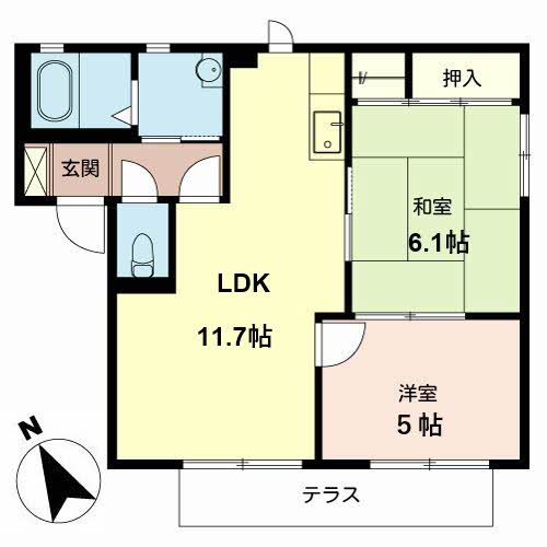 土居ハイツ 0102号-10