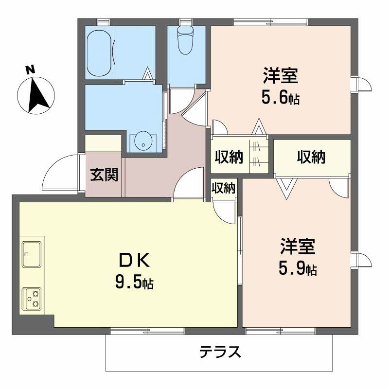 シェーンヴィラＫ＆Ｍ　ⅠD101-2