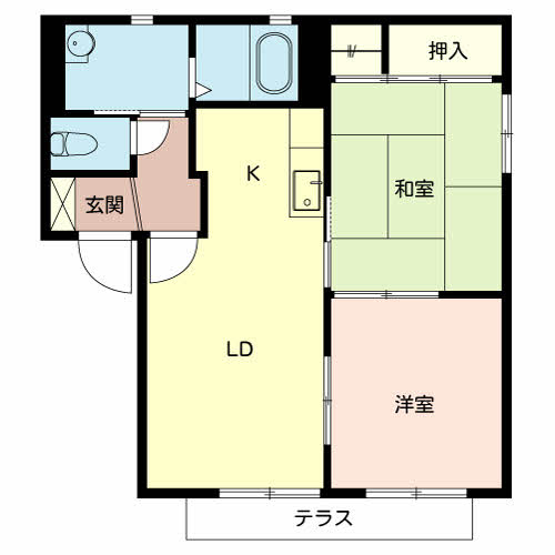 ソレイユ　北庄B102-2