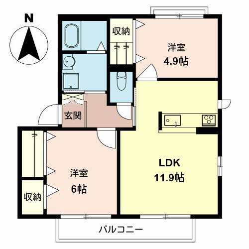 シャーメゾンキティー A201号-4