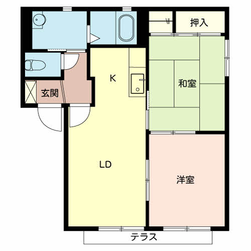 アミ緑町Ａ・ＢB102-2