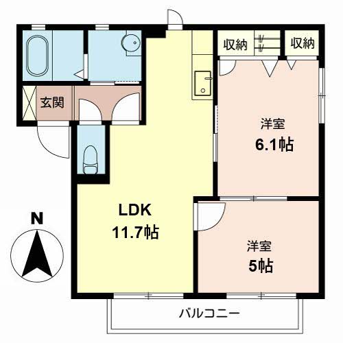 ディアス福泉 E202号-2
