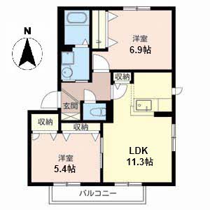 ジュネスコートA棟 0201号-12