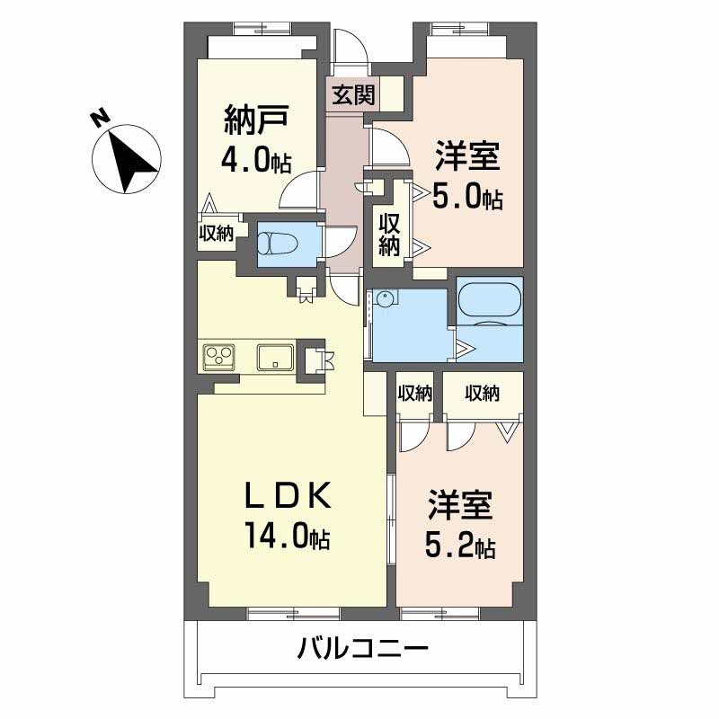 サンライクテイリス３号館 0202号-4