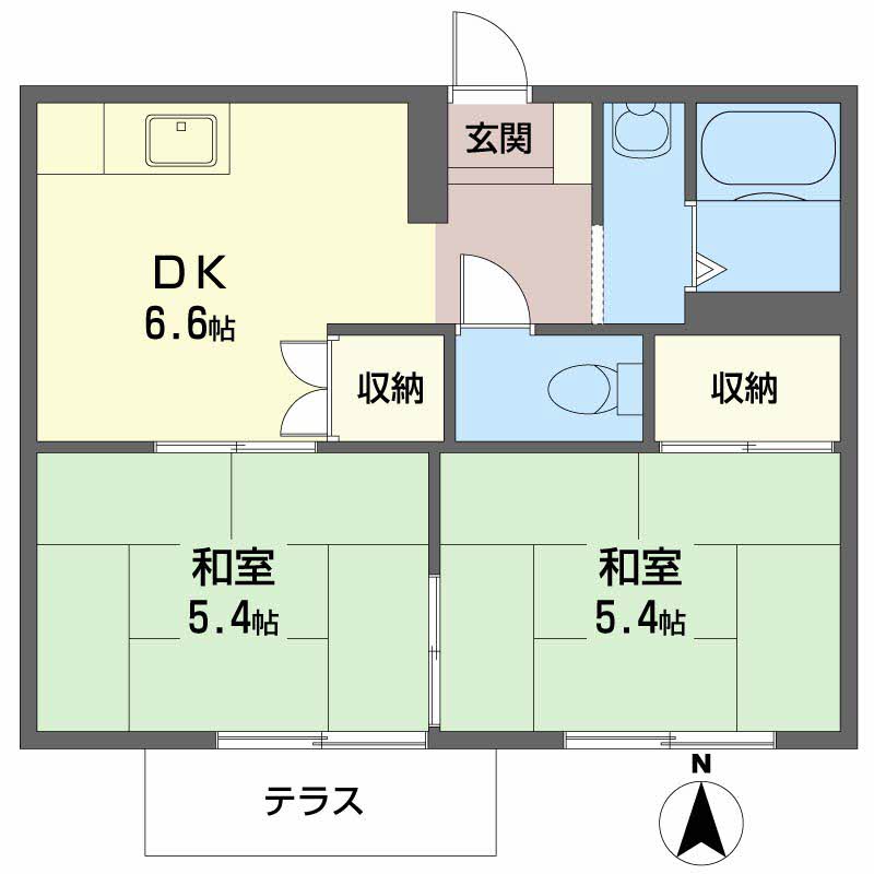ドミール花園 0101号-2