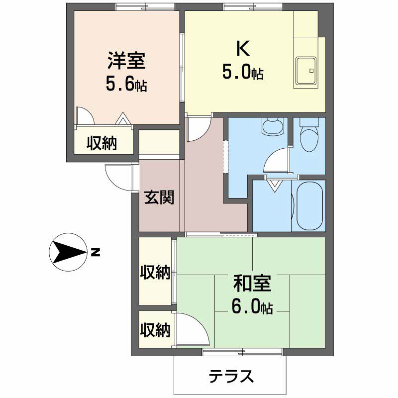 ファミーユ神之木Ｂ 0102号-15